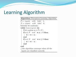 Learning Algorithm
 