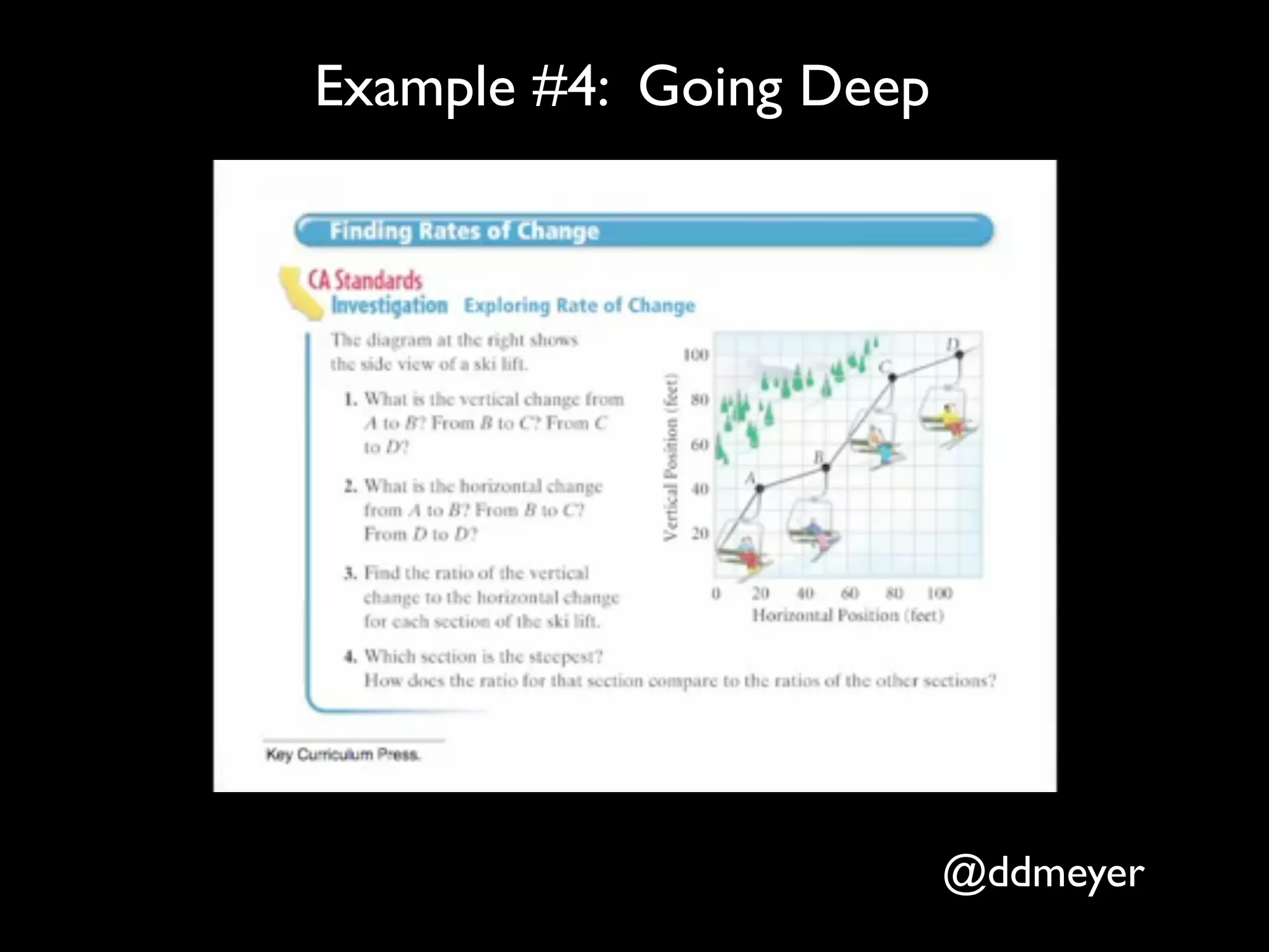 Example #4: Going Deep




                         @ddmeyer
 