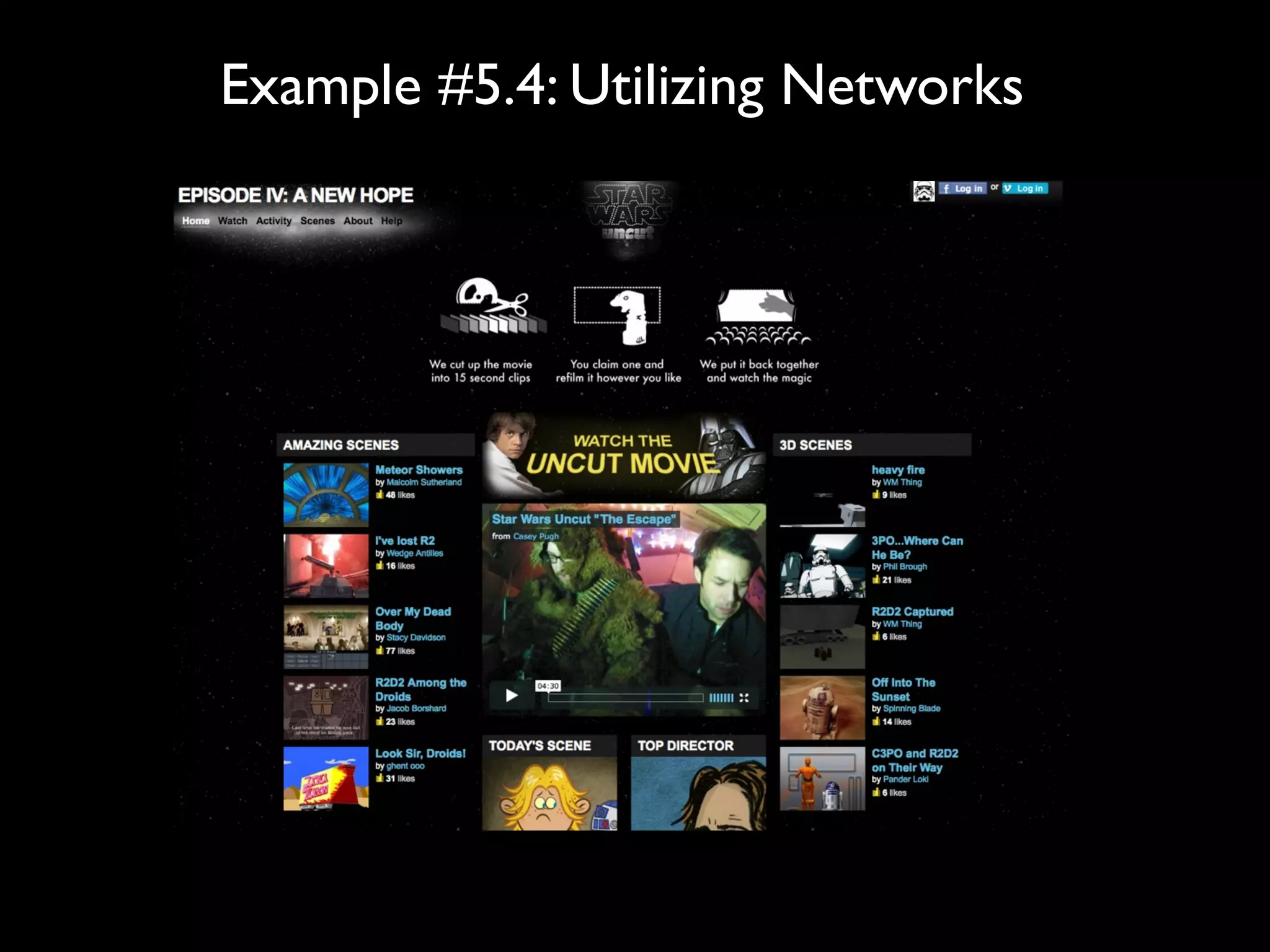Example #5.4: Utilizing Networks
 