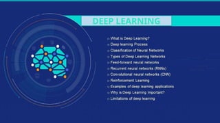 DEEP LEARNING