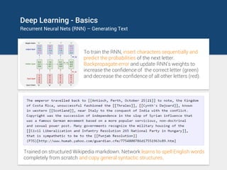 tutorial 33: text generation using recurrent neural... Deep learning - A Visual Introduction | PDF
