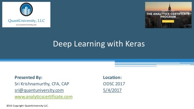 keras tutorial ppt