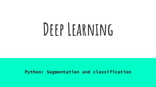 Deep learning - the conf br 2018 | PPT