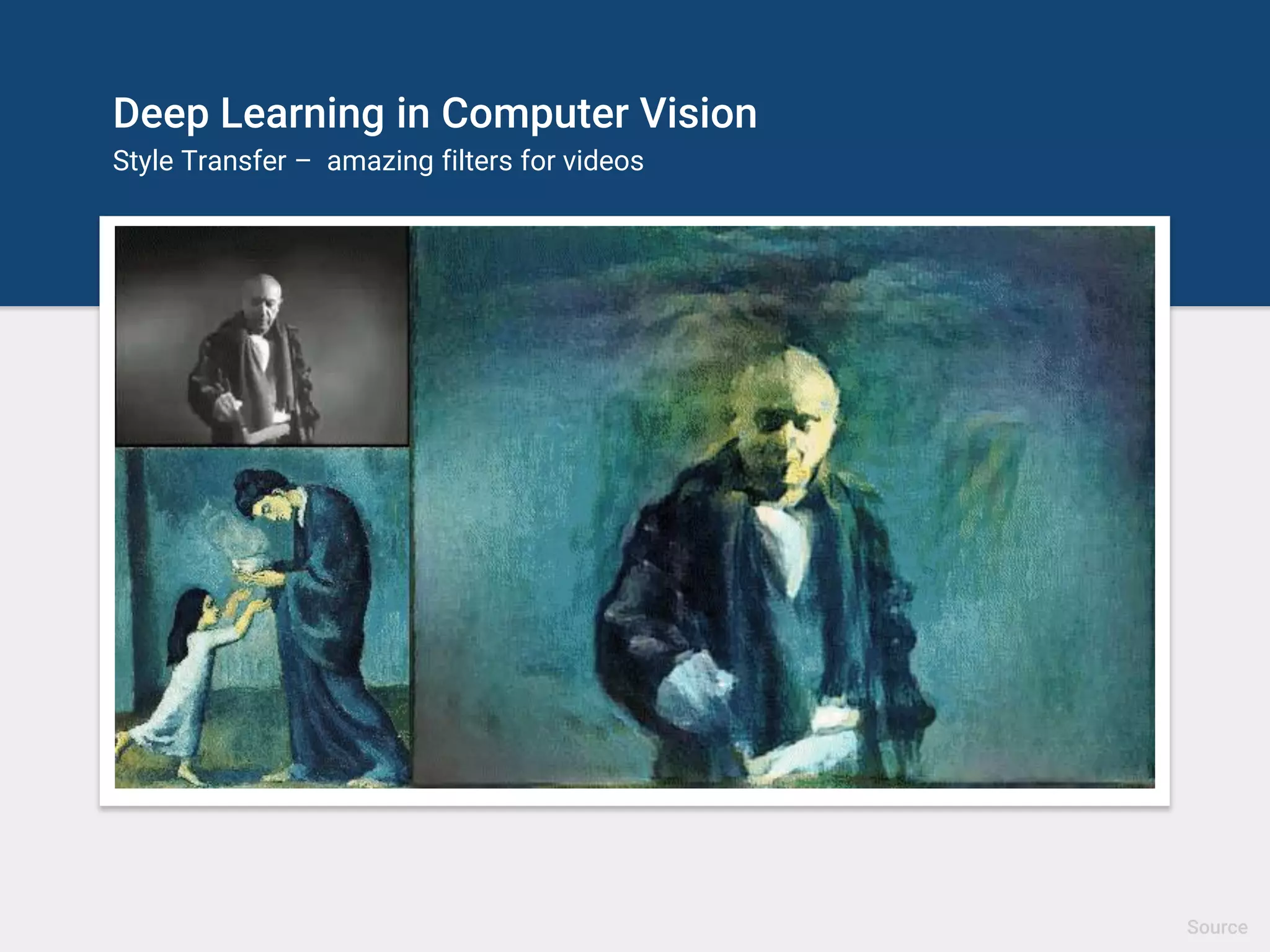 Deep Learning in NLP
Syntax Parsing
SyntaxNet (Parsey McParseface) tags each word with a part-of-speech tag, and it
determines the syntactic relationships between words in the sentence with an
94% accuracy compared to a human performance at 96%.
Source
 
