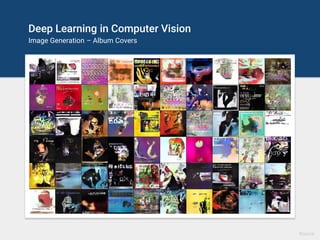 Deep Learning in Computer Vision
Image Generation – Album Covers
Source
 
