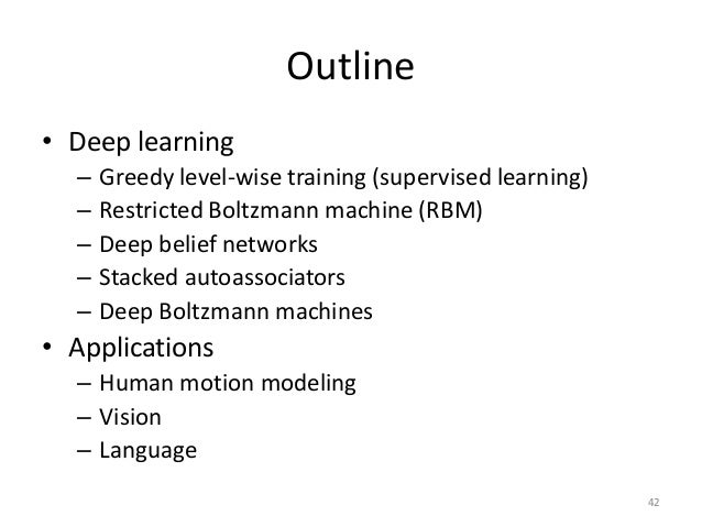 Restricted boltzmann machine thesis