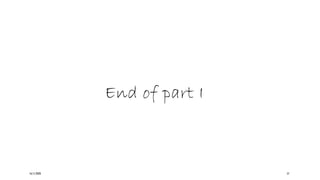 End of part I
16/11/2020 57
 