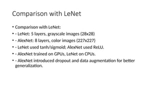 Deep Learning Convolutional neural network architectures | PPTX