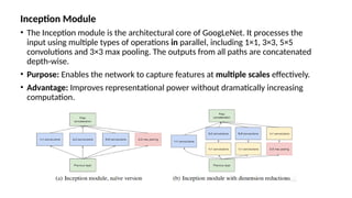 Deep Learning Convolutional neural network architectures | PPTX