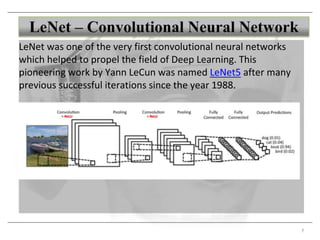 Le Net Deep Learning Deep learning and computer vision | PPTX
