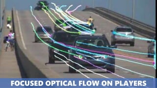 FOCUSED OPTICAL FLOW ON PLAYERS
 