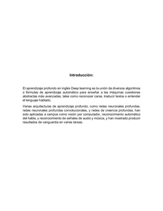 Deep learning aprendizaje profundo | PDF