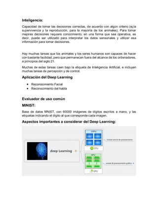 Deep learning aprendizaje profundo | PDF