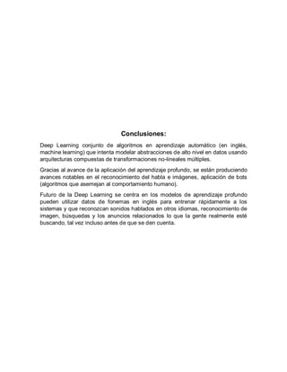 Deep learning aprendizaje profundo | PDF