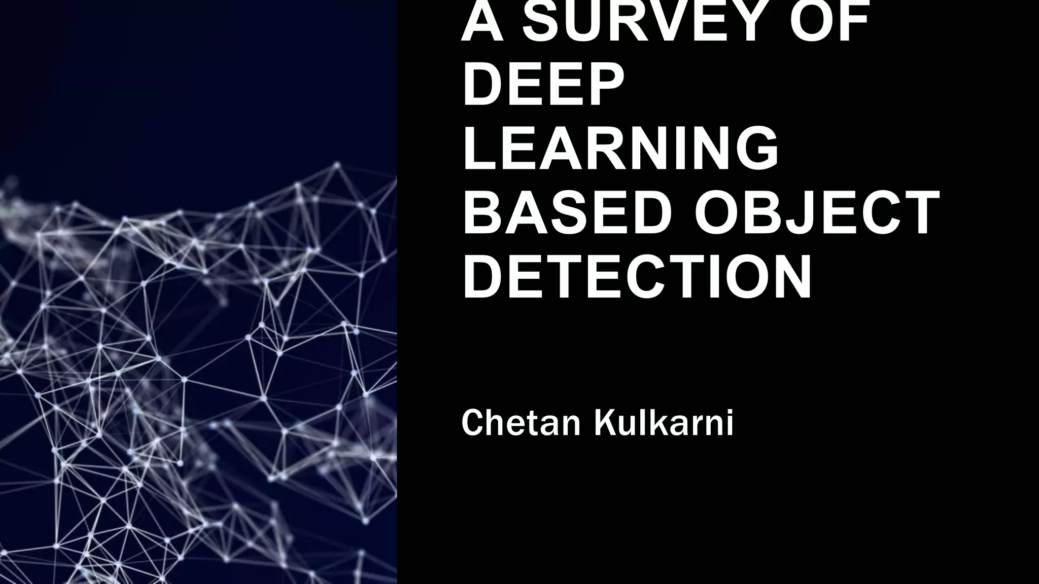 Deep learning based object detection | PPT