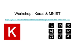 Deep Learning Class #2 - Deep learning for Images, I See What You Mean ...