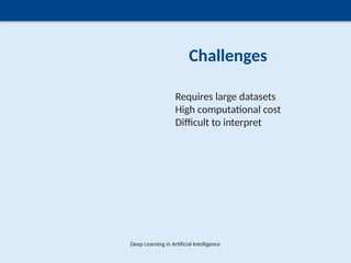 Comprehensive Overview of Deep Learning in Artificial Intelligence | PPTX