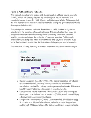 Deep Learning Explained-History, Key Components, Applications, Benefits ...