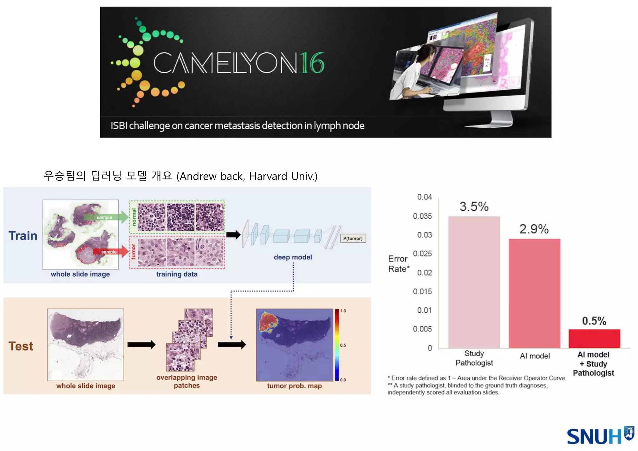 35
우승팀의 딥러닝 모델 개요 (Andrew back, Harvard Univ.)
 