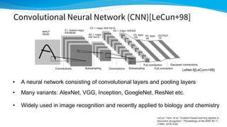 Deep learning for molecules, introduction to chainer chemistry | PDF