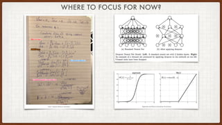 WHERE TO FOCUS FOR NOW?
 