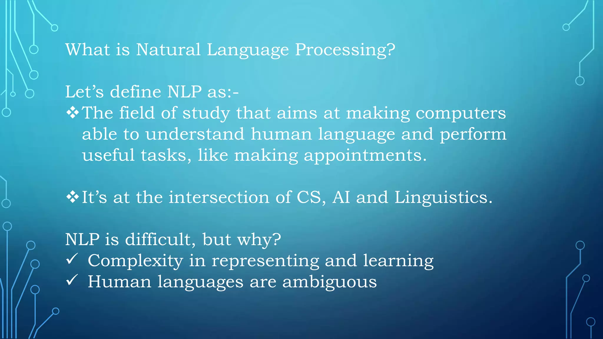 Deep Learning for Natural Language Processing | PPT