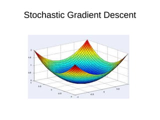 Stochastic Gradient Descent
 