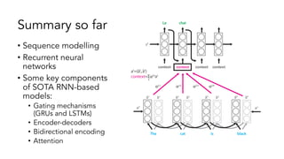 Sequence Modelling with Deep Learning | PDF