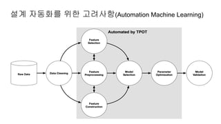 설계 자동화를 위한 고려사항(Automation Machine Learning)
 