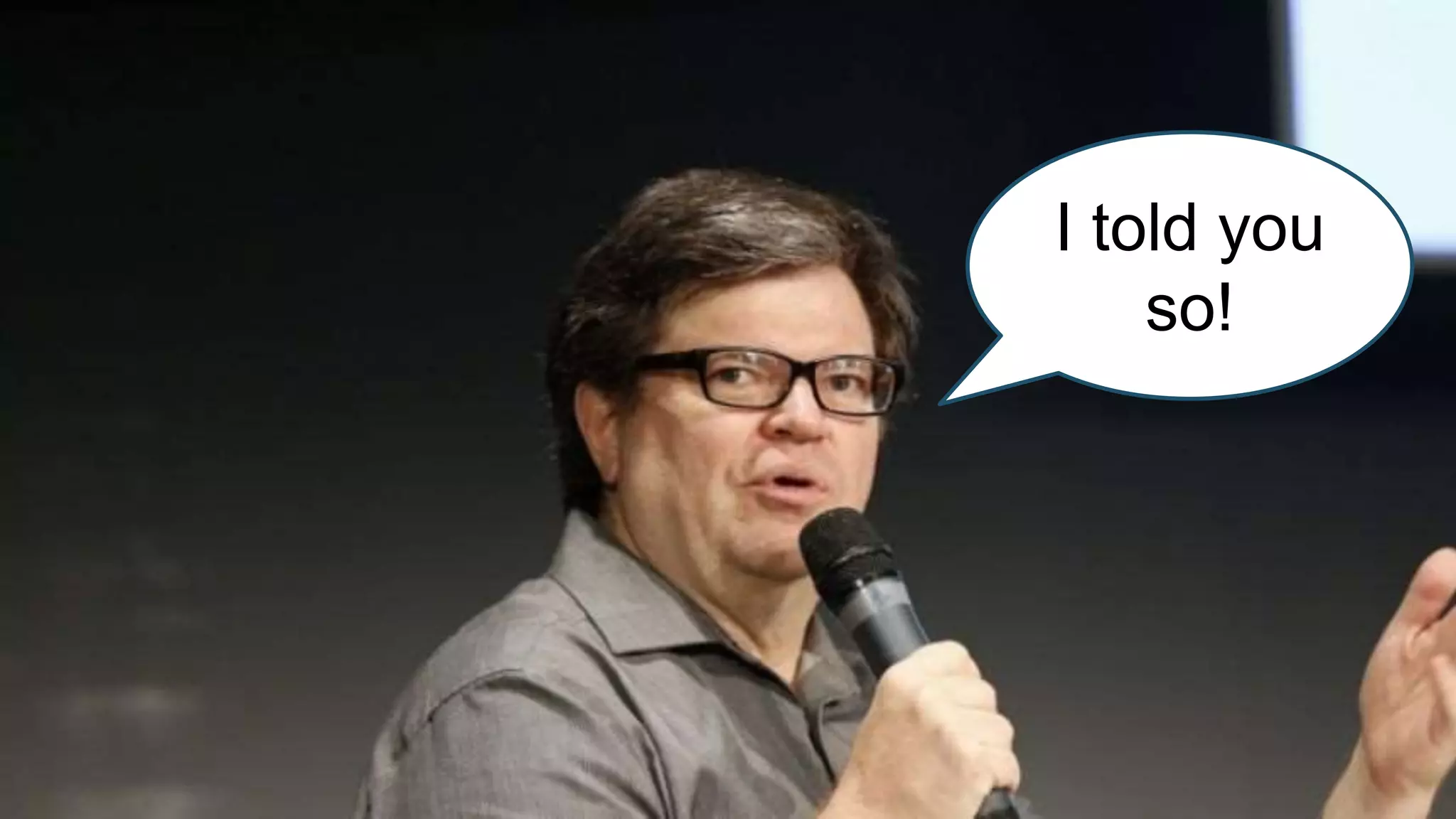 © 2017, Amazon Web Services, Inc. or its Affiliates. All rights reserved.
I told you
so!
 