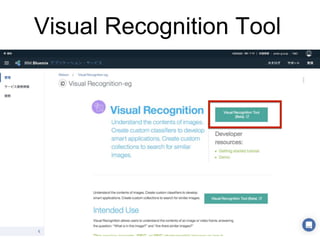 Visual Recognition Tool
 
