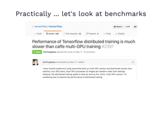 Practically ... let's look at benchmarks
 