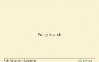 Reinforcement Learning
Policy Search
 