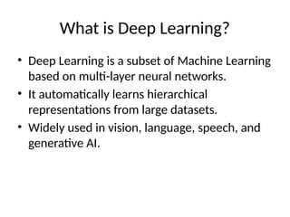 overview on deep learning Images High Quality Grahic Deep_Learning_Overview.pptx good presentation | PPTX