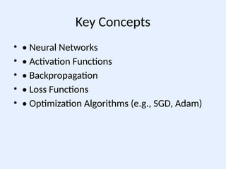Deep Learning Keywords Deep Learning, Architecture Of Deep Learning | PPTX