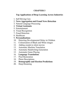 Deep learning seminar report | PDF