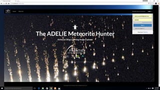 26
The ADELIE Meteorite Hunter
 