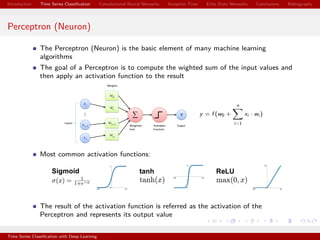 Time Series Classification with Deep Learning | Marco Del Pra | PPT