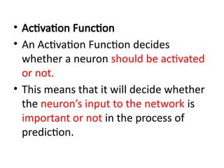 DEEP LEARNING UNIT 2 all about deep learning | PPTX