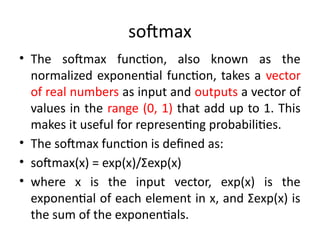 DEEP LEARNING UNIT 2 all about deep learning | PPTX