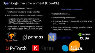 © 2020 IBM Corporation
IBM Cognitive Systems
38
https://github.com/open-ce
 