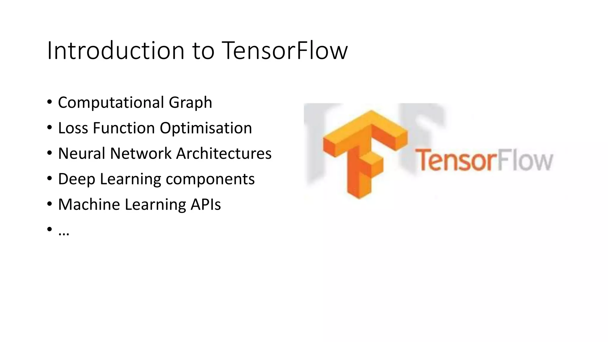 Deep learning with TensorFlow | PPT