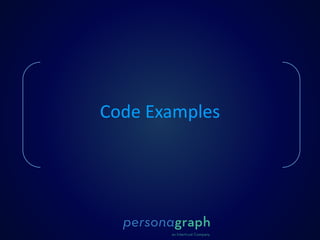 Code Examples
 