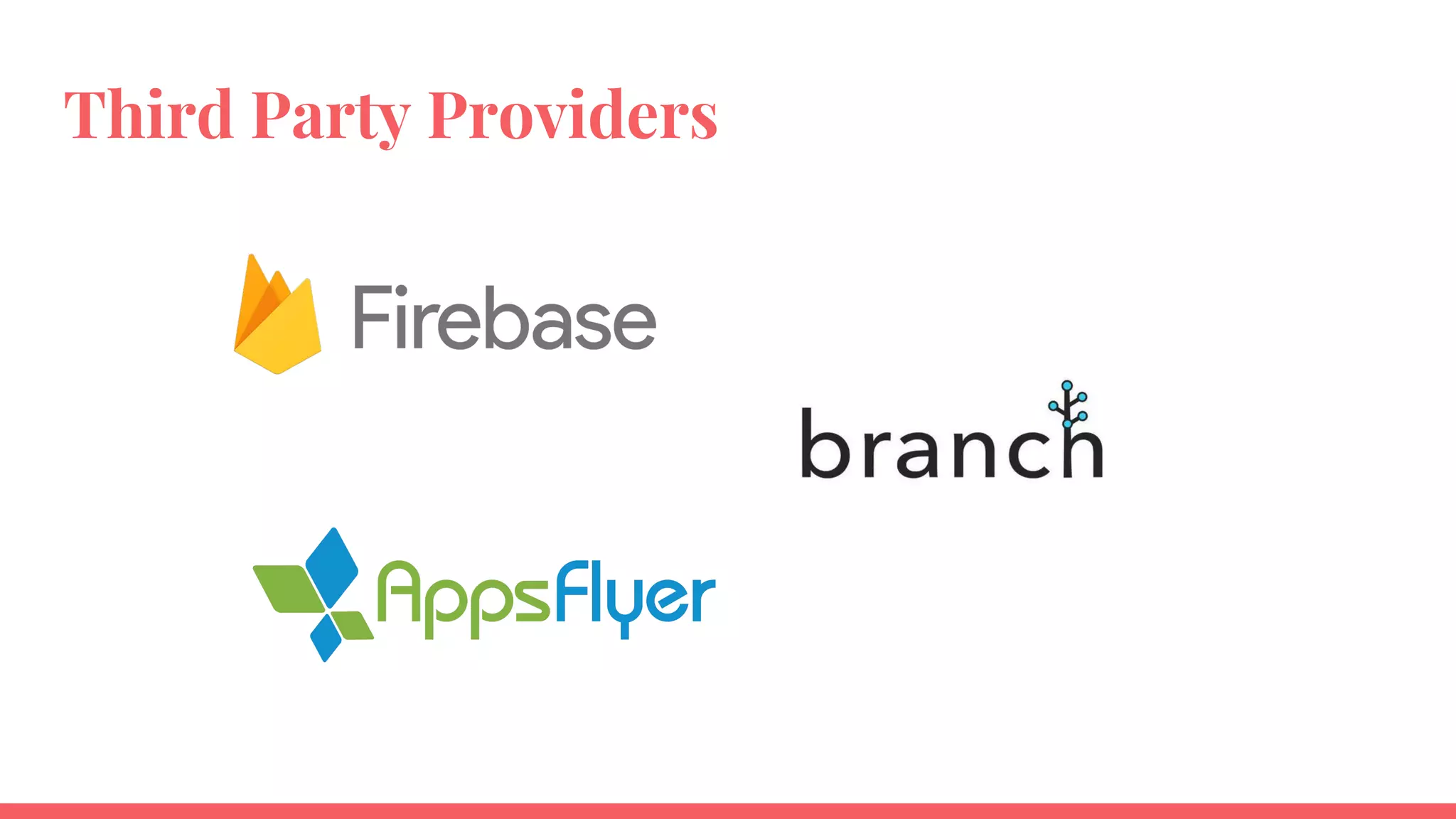 Third Party Providers
 