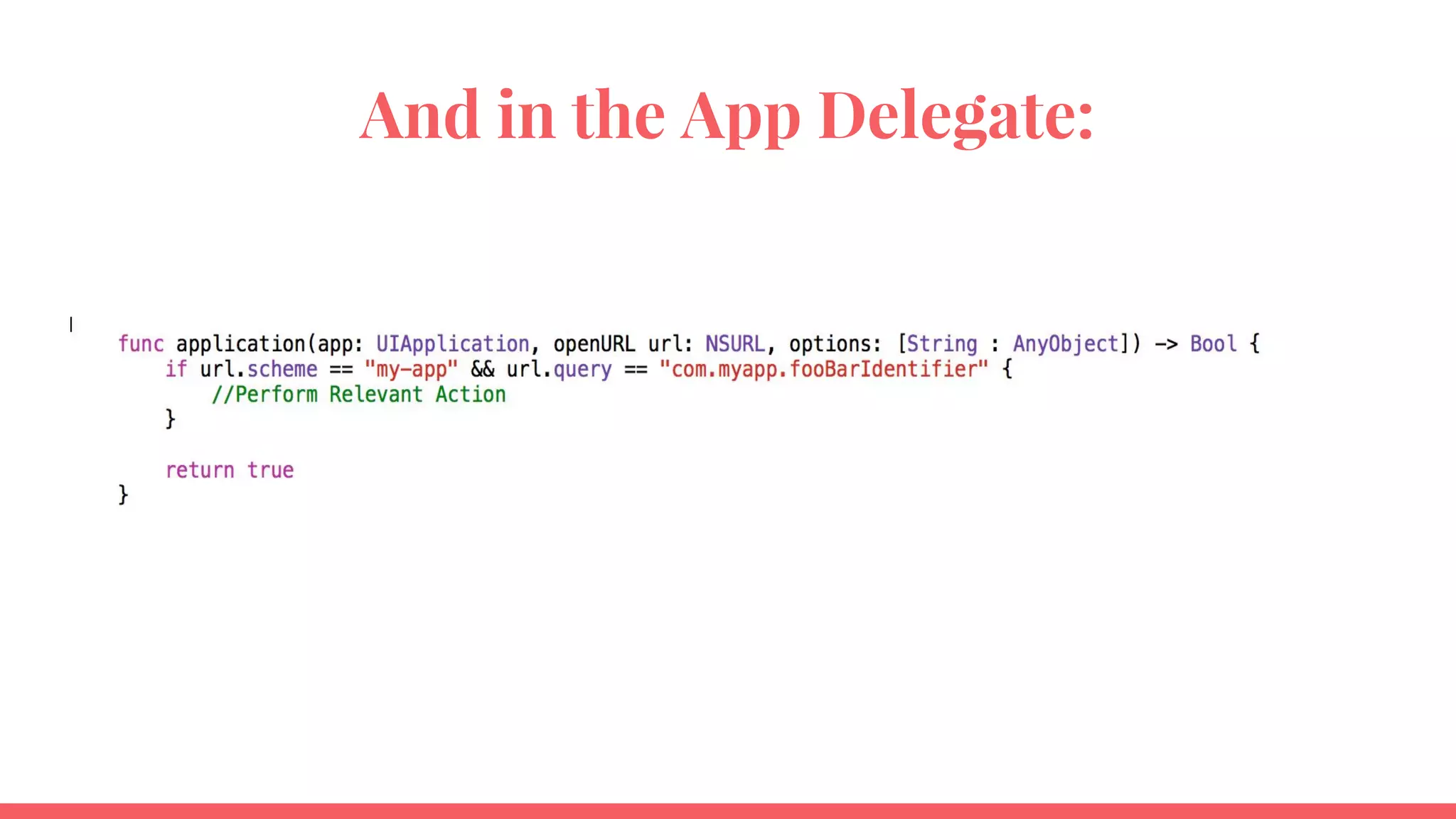 And in the App Delegate:
 