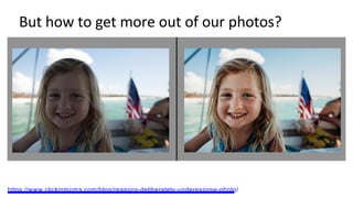 But how to get more out of our photos?
https://www.clickinmoms.com/blog/reasons-deliberately-underexpose-photo/
 