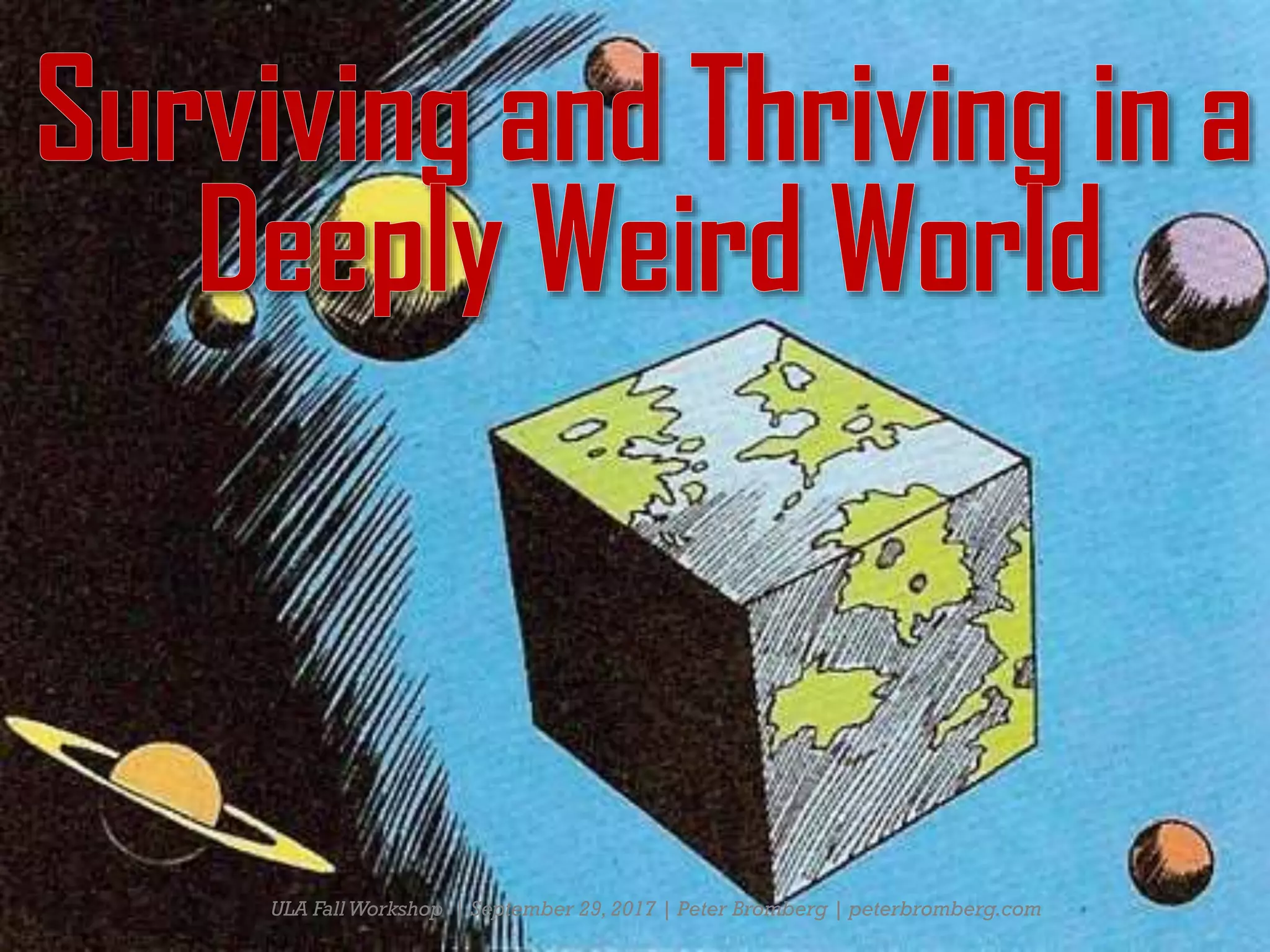 ULA FallWorkshop | September 29, 2017 | Peter Bromberg | peterbromberg.com
 