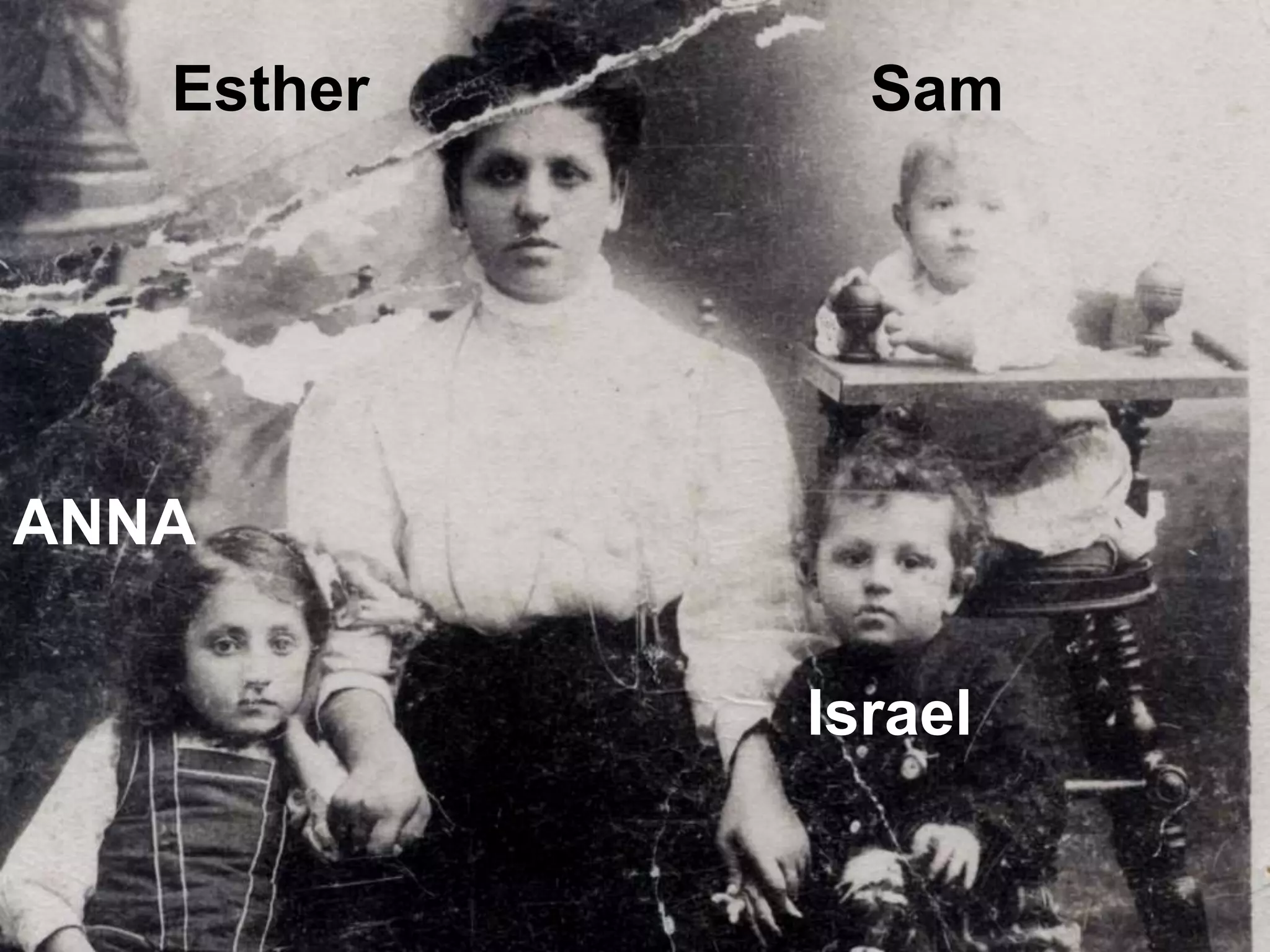 ANNA
Esther
Israel
Sam
 