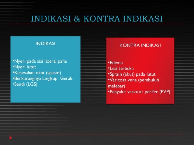 Deep massage at illiotibialis band disorder