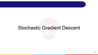 Stochastic Gradient Descent
36
 